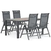 Hartman Alice/Young 155 cm dining tuinset 5-delig