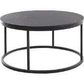 Notio Living Greco-Salontafel - Zwart Marmerlook MDF