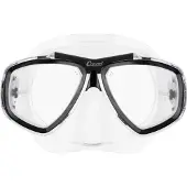 Cressi Focus Diving Mask Transparant,Zwart