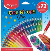 Maped Color Peps Star Pencil Assorted 72 Units Veelkleurig Kinderen