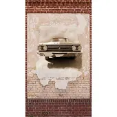 Living Walls The Wall II - Bruin - Stenen Muur - 392431