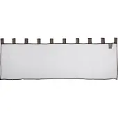 Elbersdrucke Bistro Gordijn Basic 48x140 cm grijs transparant