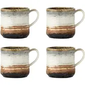 Bloomingville Deana mok 4-pack Bruin
