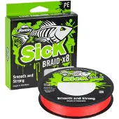 Berkley Sick 2000 M Braided Line Rood 0.190 mm