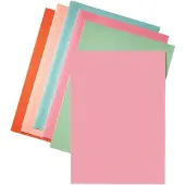 Esselte papieren inlegmap roze A4 (250 stuks)
