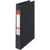 Esselte Vivida Kunststof 23-Rings Ringband - voor A4 Documenten - Rugbreedte van 42mm - Zwart