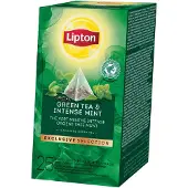 Lipton thee Exclusive Selection, Groene Thee Munt, doos van 25 zakjes
