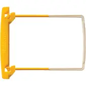 Jalema archiefbinder clip geel/wit (100 stuks)