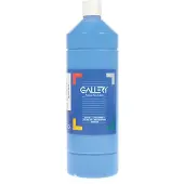 Gallery plakkaatverf, flacon van 1 l, blauw