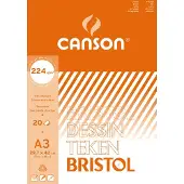 Canson tekenblok Bristol formaat 297 x 42 cm (A3)
