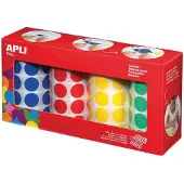 APLI Rounded Ø School Stickers 20mm Veelkleurig Kinderen