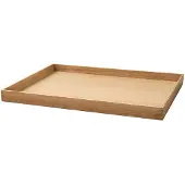Lind DNA Dienblad Square L Even Nupo Clay Brown / Teak