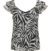 ONLY Blouse 'ONLAsta' greige / zwart
