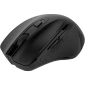 Deltaco OFFICE draadloos, ergonomisch, 1x AA, zwart (Draadloze), Muis, Zwart