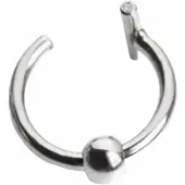 Charme Bijoux Fake Lipring-Zilverkleur-Bol -