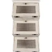 Clayre & Eef Wandkast 33x25x61 cm hout metaal