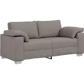 vidaXL Loveseat Taupe 180 cm Stof