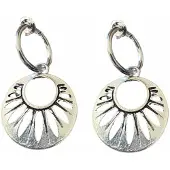 Charme Bijoux Klem oorbellen-Zilverkleur-azteek- geen gaatje-
