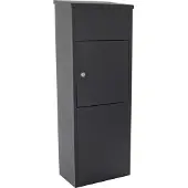 Rottner Pakketbrievenbus Greta 1000 Zwart|105x38x23cm|