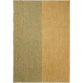 Ferm Living Pila Linen Deken Khaki|Aged Gold