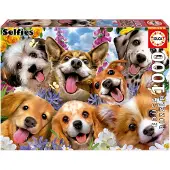 Educa Puzzel- Doggy selfie 1000 stukjes