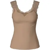Pieces Top 'PCBarbera' camel