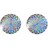 Charme Bijoux Clip oorbellen -2 cm-Spiro blauw