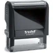 Trodat 44086 Tekststempel Zwart 58 x 22 mm (bxh)