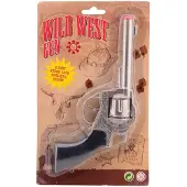Johntoy Cowboy pistool met 8 shots klein