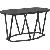 vidaXL Salontafel Zwart Eiken 80 x 40 x 40.5 cm