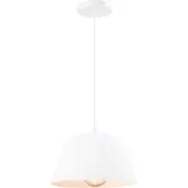 QUVIO Hanglamp modern - Simplistisch design - D 30 cm - Wit
