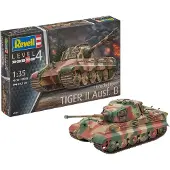 Revell Modelbouwpakket Militaire voertuigen - 03249 Tiger II Ausf.B (Henschel Turr) Plastic - 1:35 - Modelbouw