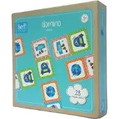 Lief! lifestyle Lief! Jongens Domino spel stoer blauw