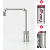 Quooker Cube Nordic single tap square chroom met Pro3 reservoir
