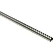 Gardinia gordijnroede met binnenrail, Ø 16 mm, roestvrijstalen look, 160 cm, artikelnummer 32231