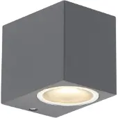 QAZQA Set van 2 moderne wandlampen donkergrijs IP44 - Baleno