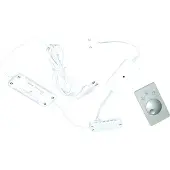 Hera LED 24V Dynamic Trafo/Kleur/Dimmerset 30W kleur Wit/Inox-Look