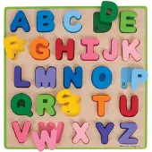 Bigjigs Houten ABC Puzzel 'Hoofdletters'