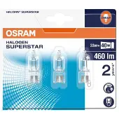 Osram 10x G9 Halogeen Steeklamp | 35W 460lm 2800K 230V | Dimbaar