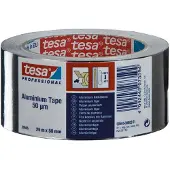 TESA Aluminium Tape 63652 - Zilver - 25m X 50mm