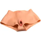 XR Brands Pussy Panties - Silicone Vagina and Ass Panties - S