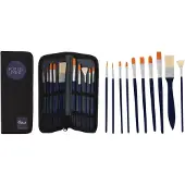 Artist Kwasten set olieverf opbergtas 10 stuks schilderen creatief kinderen.