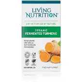 Living Nutrition - Biologisch gefermenteerde Kurkuma supplement - Vegan Turmeric - curcuminen - biotica