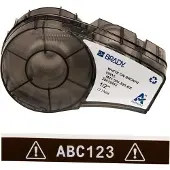 Brady M21-500-595-BR tape vinyl wit op bruin 12,7 mm x 6,40 m (origineel)