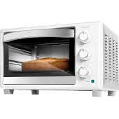 Cecotec Bake&Toast 2300, 23 liter, Wit, Werkblad, Draaibaar, Mechanisch, 60 minuten