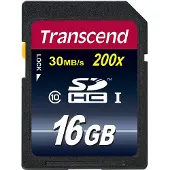 Transcend SDHC-geheugenkaart - 16 GB - Class 10