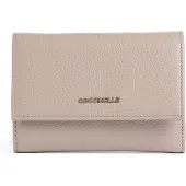 Coccinelle Metallic Soft Portemonnee nude
