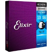 Elixir Akoestische gitaar snaren - - POLYWEB - Zachte klank - Medium 13/17/26/35/45/56 - Brons