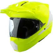 KLIM X1 Alpha Carbon Fluo Geel Adventure Integraalhelm Maat 2XL