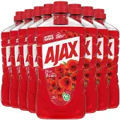 Ajax 8x Allesreiniger Fete De Fleur Rode Bloemen 1 Liter